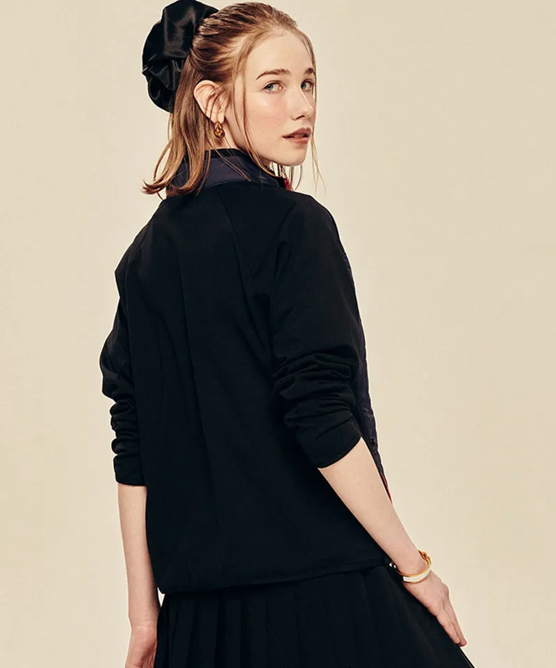 LE SONNET Essential Zip-Up - Navy