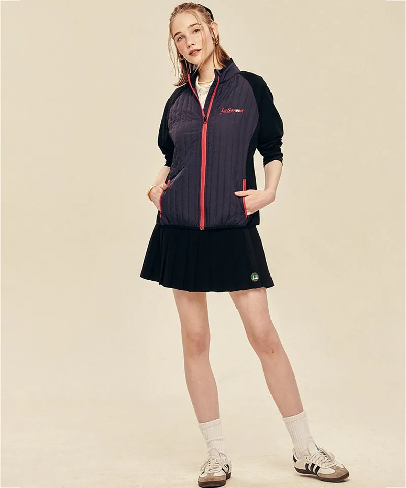 LE SONNET Essential Zip-Up - Navy
