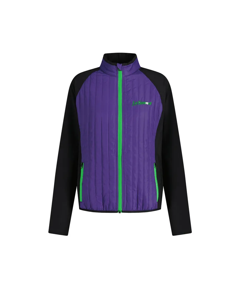 LE SONNET Essential Zip-Up - Purple