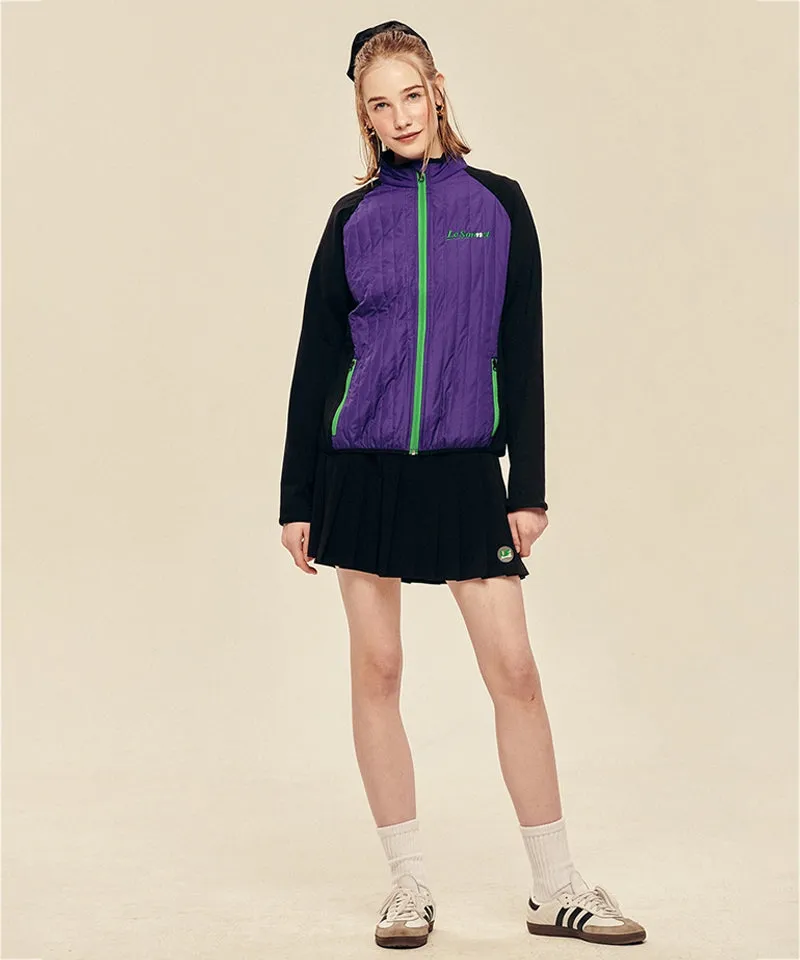 LE SONNET Essential Zip-Up - Purple