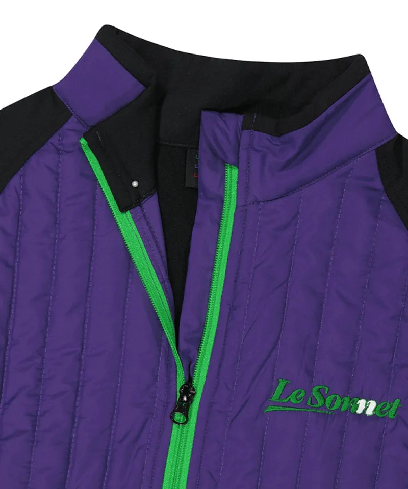 LE SONNET Essential Zip-Up - Purple