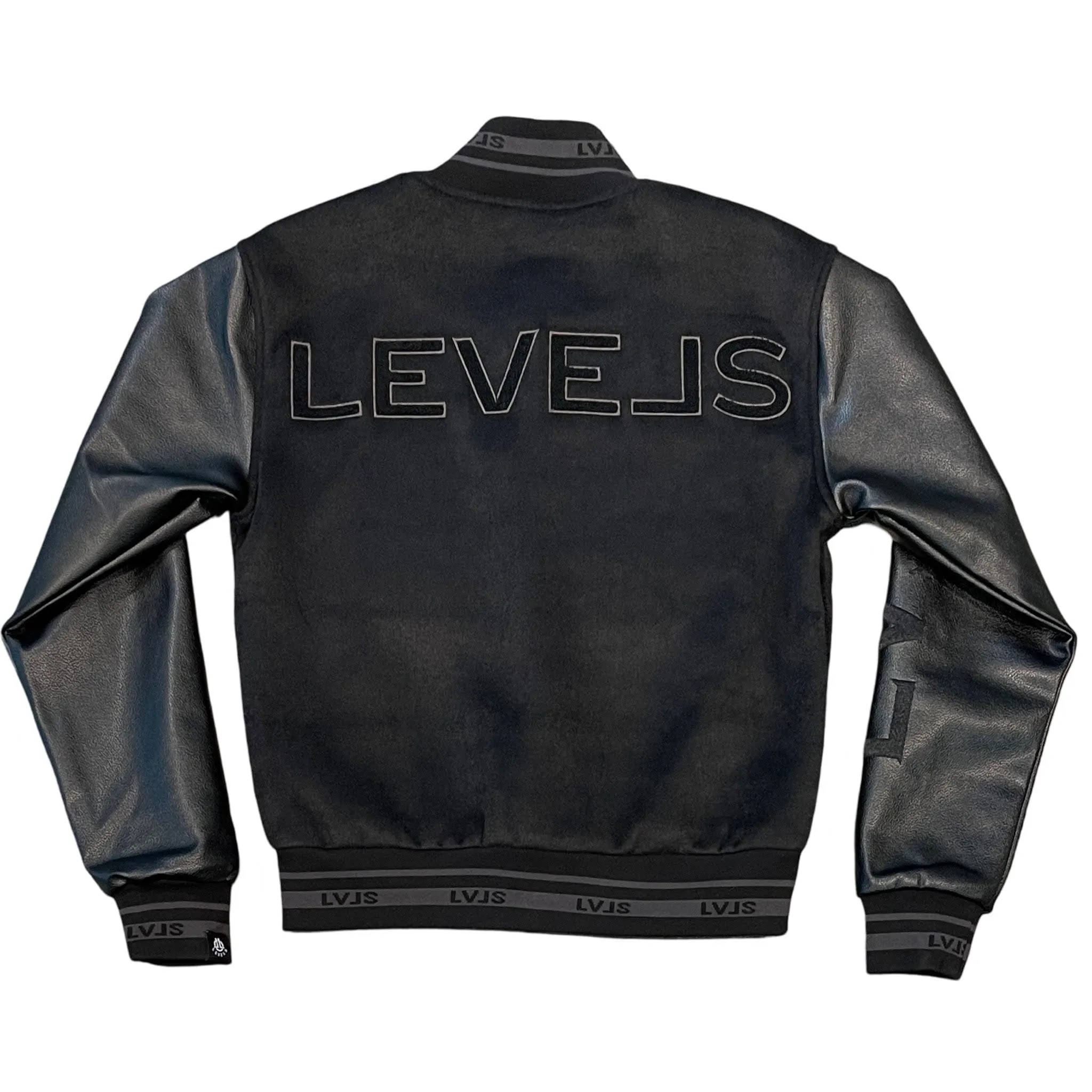 LEVELS ALUMNI VARSITY JACKET | ONYX