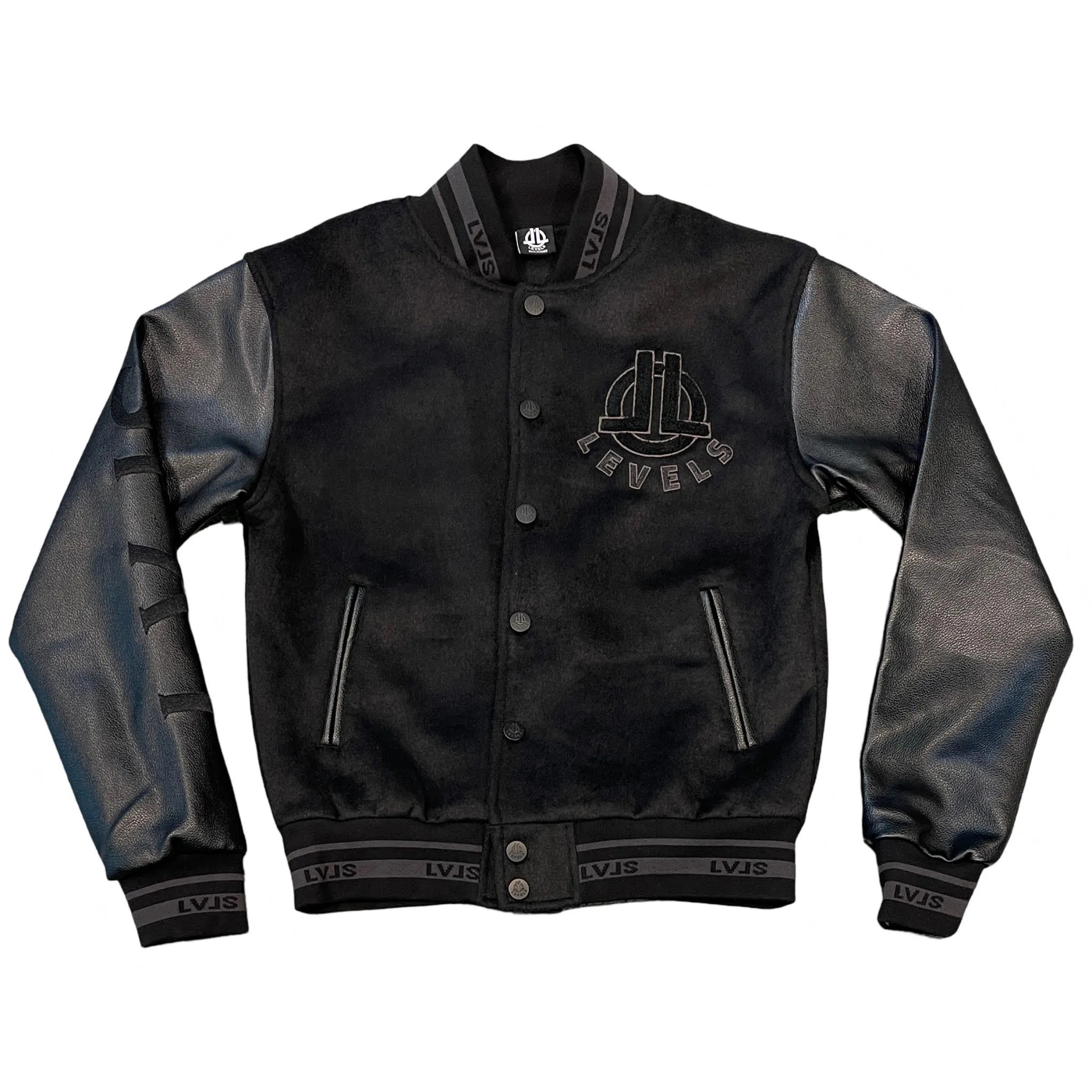 LEVELS ALUMNI VARSITY JACKET | ONYX