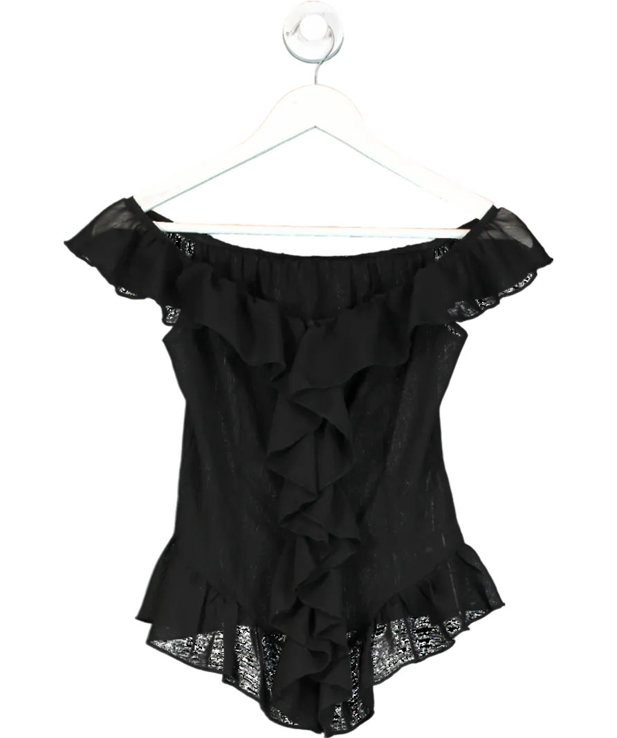 Lioness Black Barely There Top Onyx UK XS/S