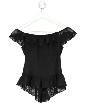 Lioness Black Barely There Top Onyx UK XS/S