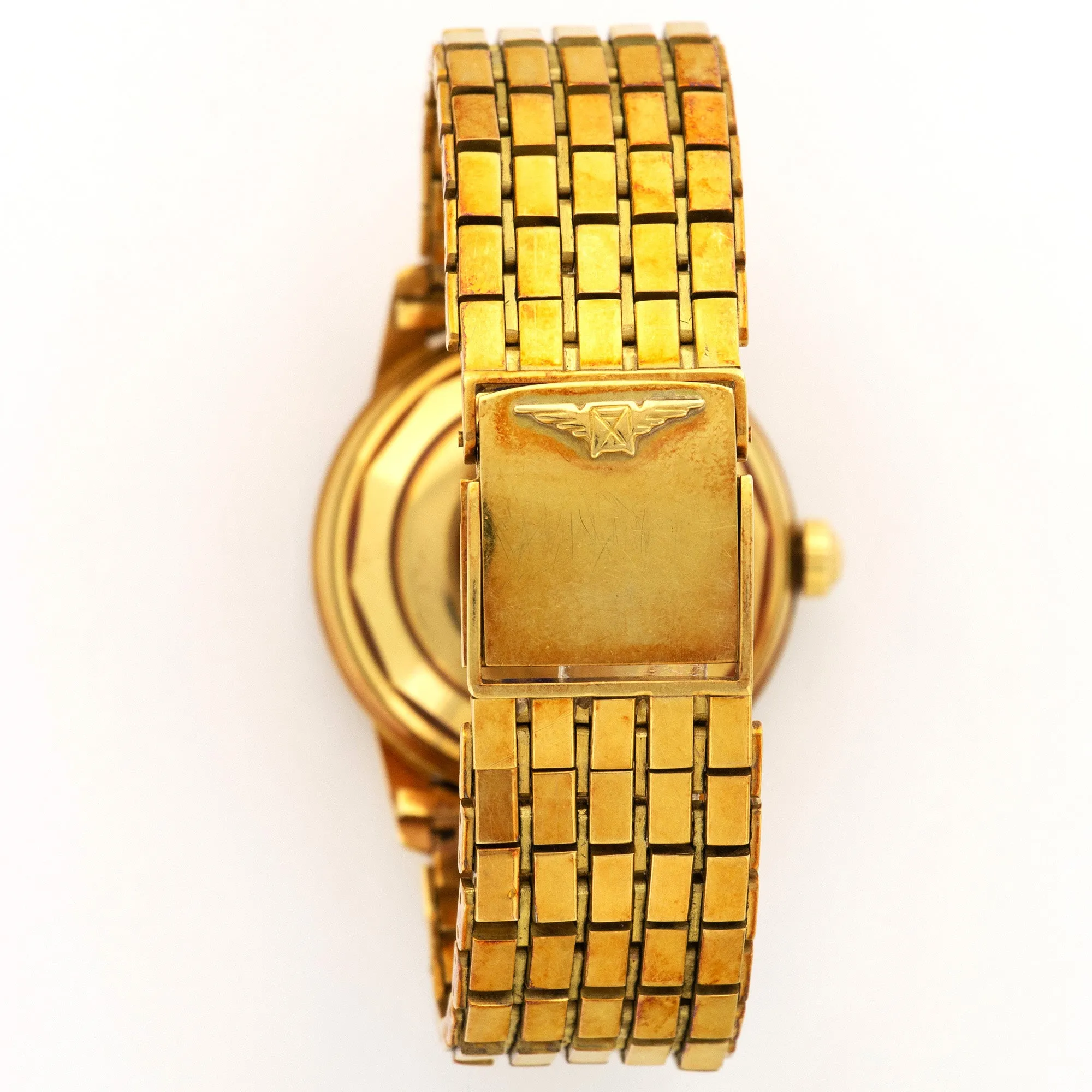 Longines Yellow Gold Conquest Calendar Watch Ref. 9005 with Original Papers from Cuba