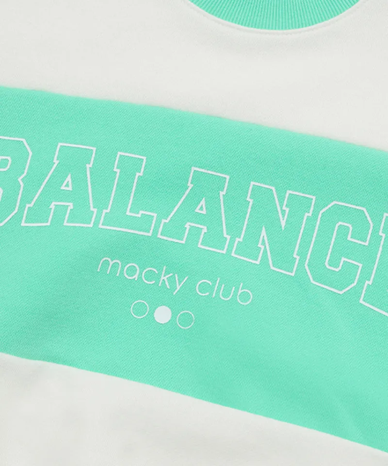 MACKY Golf: Balance Sweatshirt - Mint