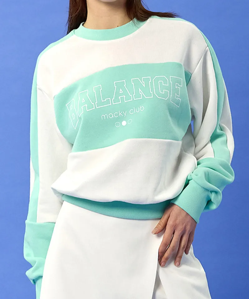 MACKY Golf: Balance Sweatshirt - Mint