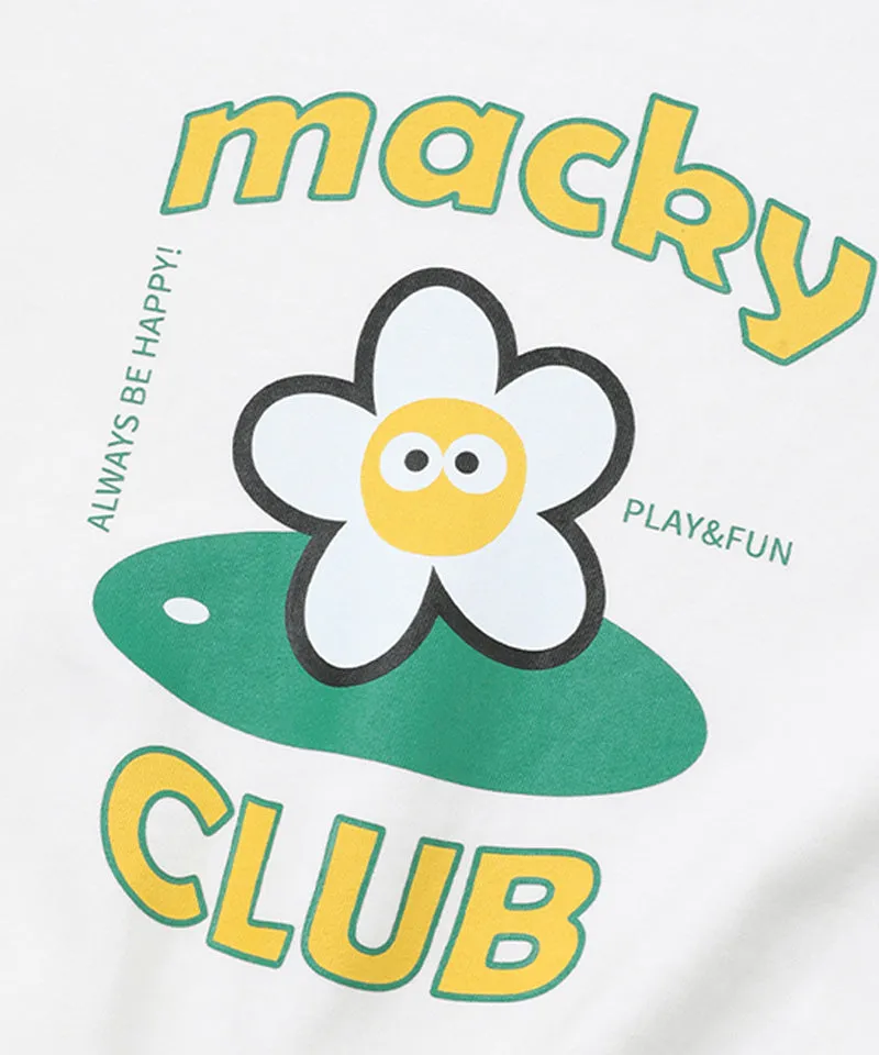 MACKY Golf: CC Sweatshirt - White