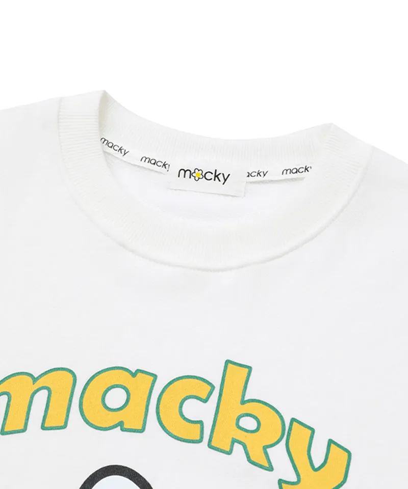MACKY Golf: CC Sweatshirt - White
