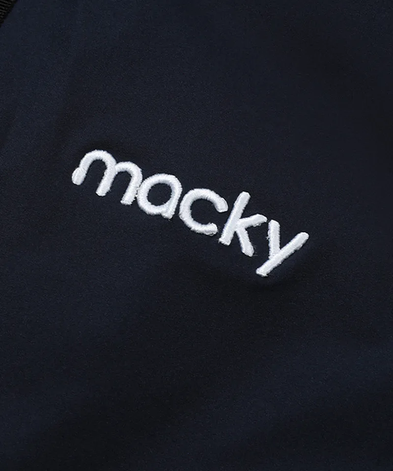 MACKY Golf: Front Zip-up Dress - Navy