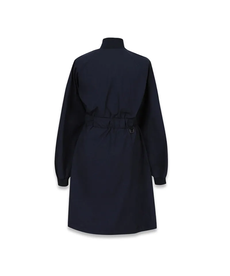 MACKY Golf: Front Zip-up Dress - Navy