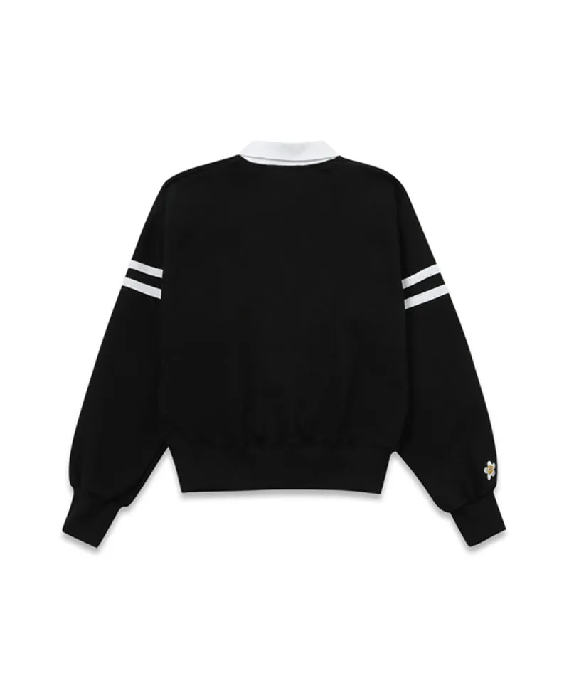 MACKY Golf: Line PK Sweatshirt - Black