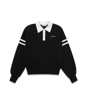 MACKY Golf: Line PK Sweatshirt - Black