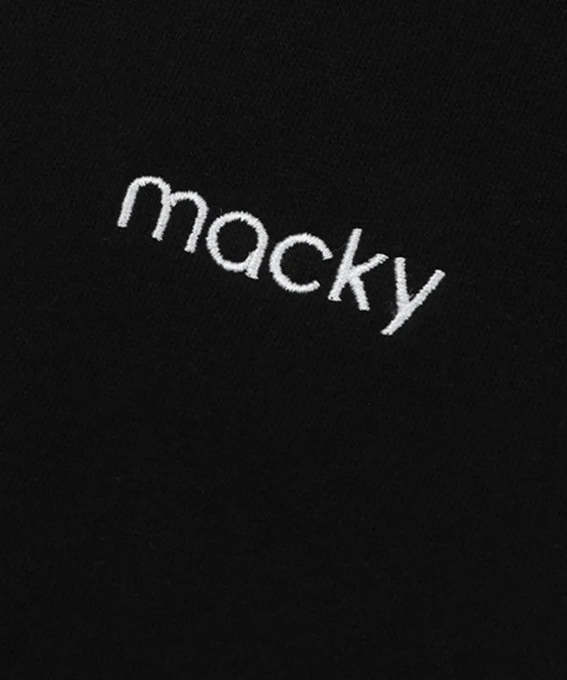 MACKY Golf: Line PK Sweatshirt - Black