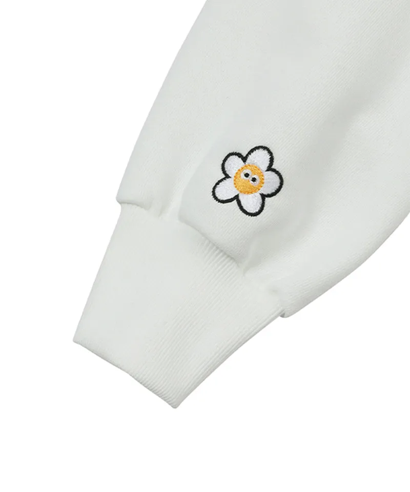 MACKY Golf: Line PK Sweatshirt - White