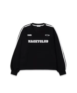 MACKY Golf: Mackyclub String Sweatshirt - Black