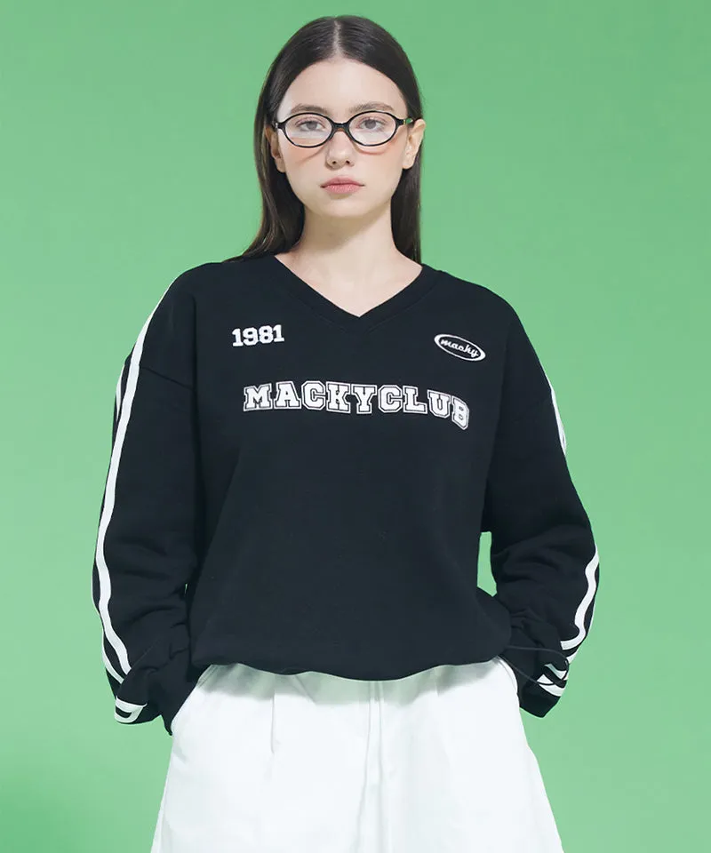 MACKY Golf: Mackyclub String Sweatshirt - Black