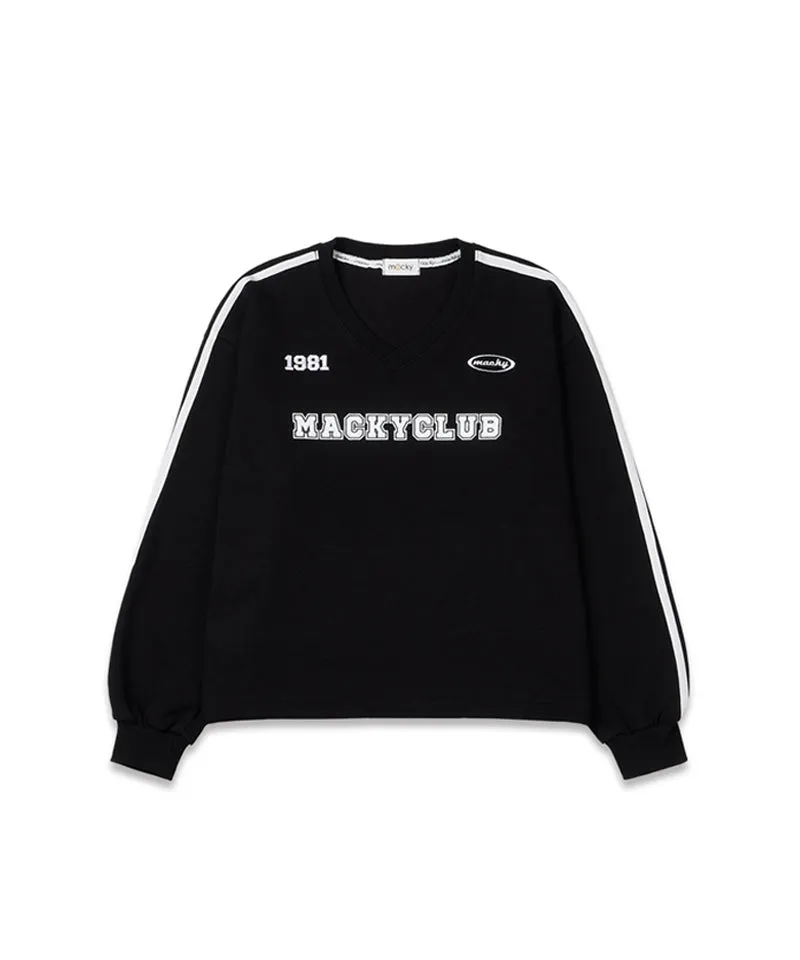 MACKY Golf: Mackyclub String Sweatshirt - Black