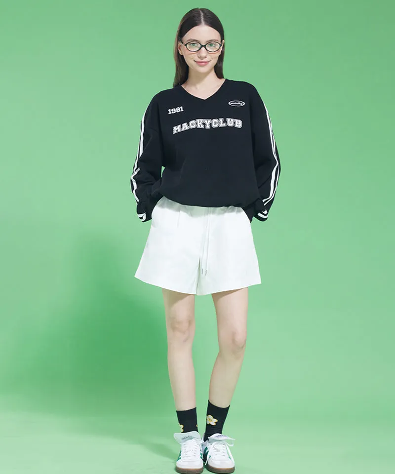 MACKY Golf: Mackyclub String Sweatshirt - Black