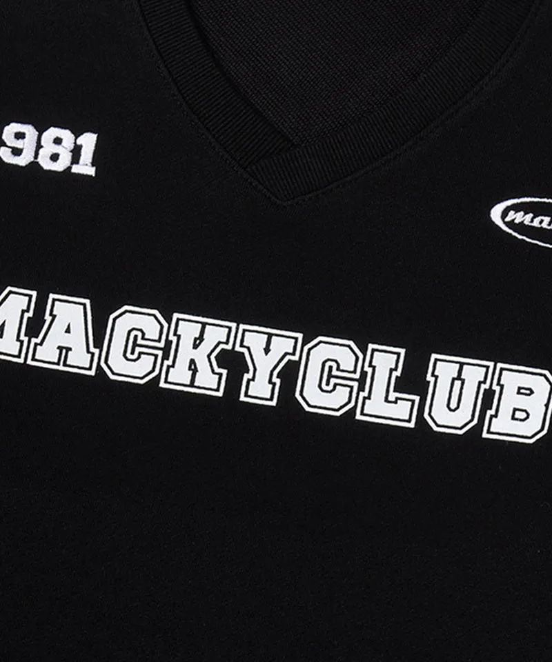 MACKY Golf: Mackyclub String Sweatshirt - Black
