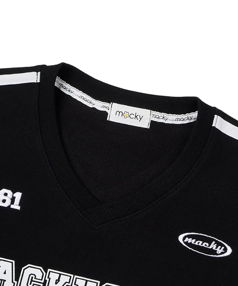 MACKY Golf: Mackyclub String Sweatshirt - Black