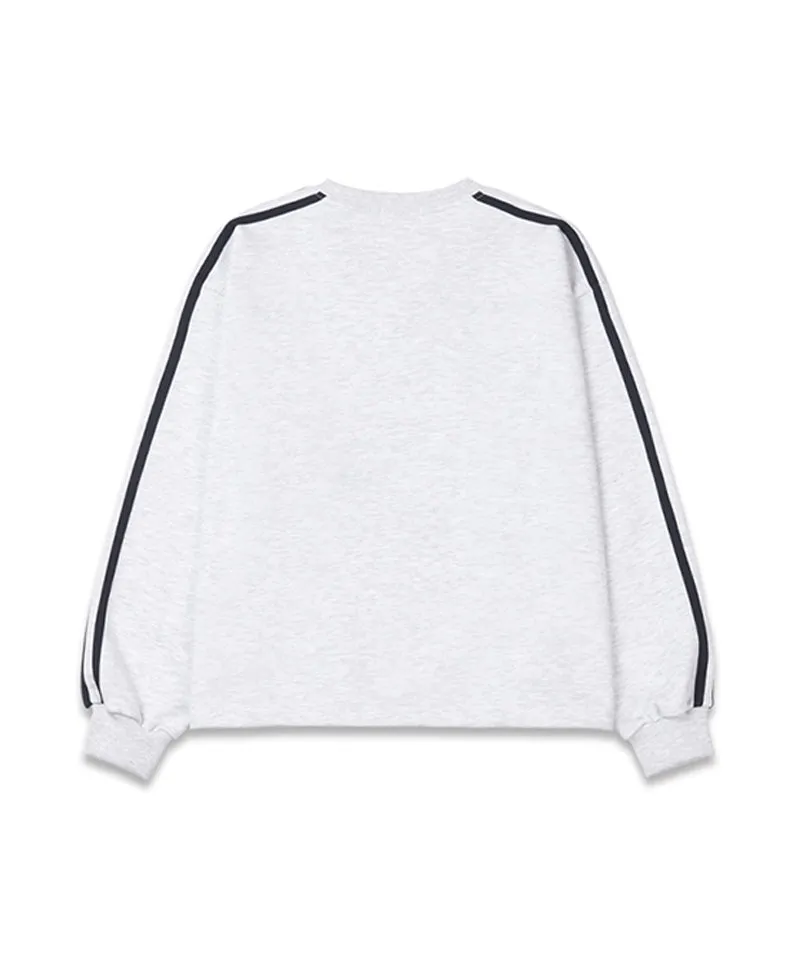 MACKY Golf: Mackyclub String Sweatshirt - Light Gray