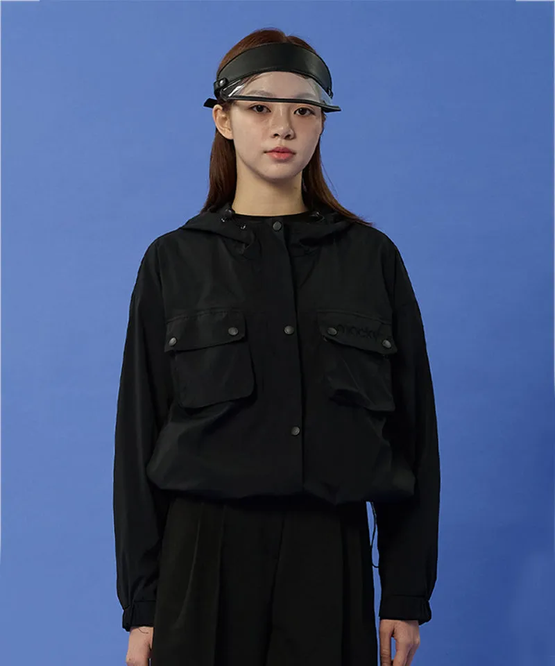 MACKY Golf: Pocket Hood Windbreaker - Black