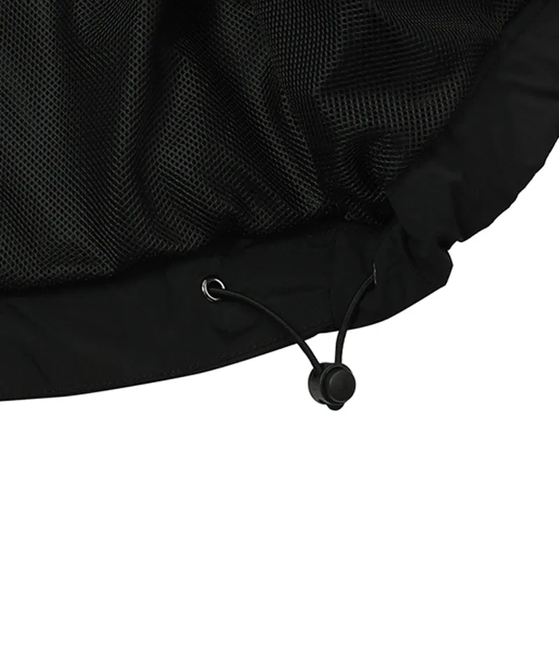 MACKY Golf: Pocket Hood Windbreaker - Black