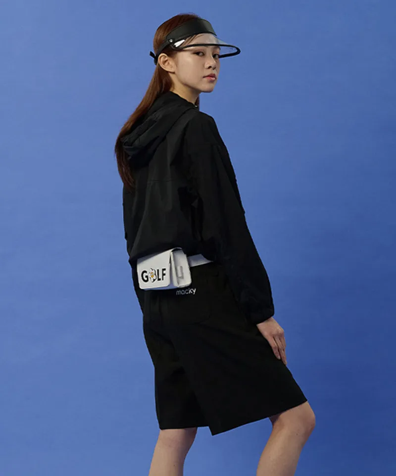 MACKY Golf: Pocket Hood Windbreaker - Black