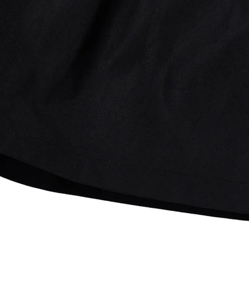MACKY Golf: Pocket Logo Skirt Pants - Black