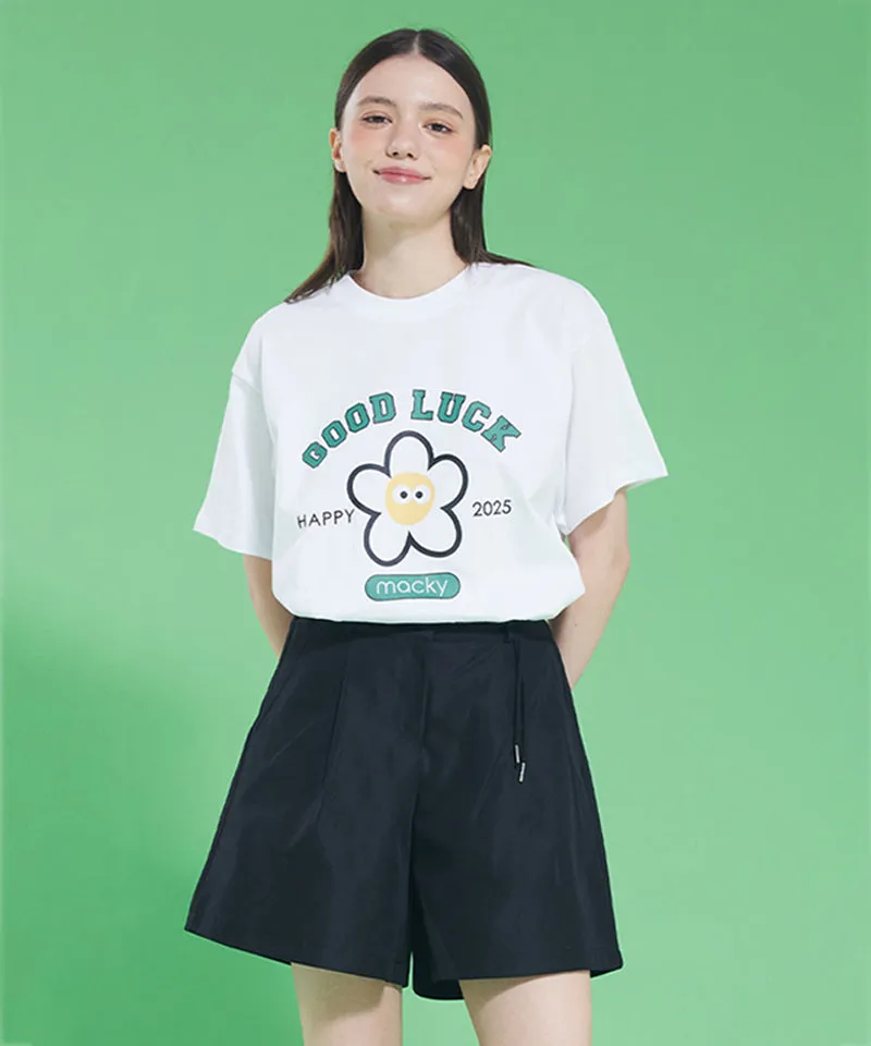 MACKY Golf: Pocket Logo Skirt Pants - Black