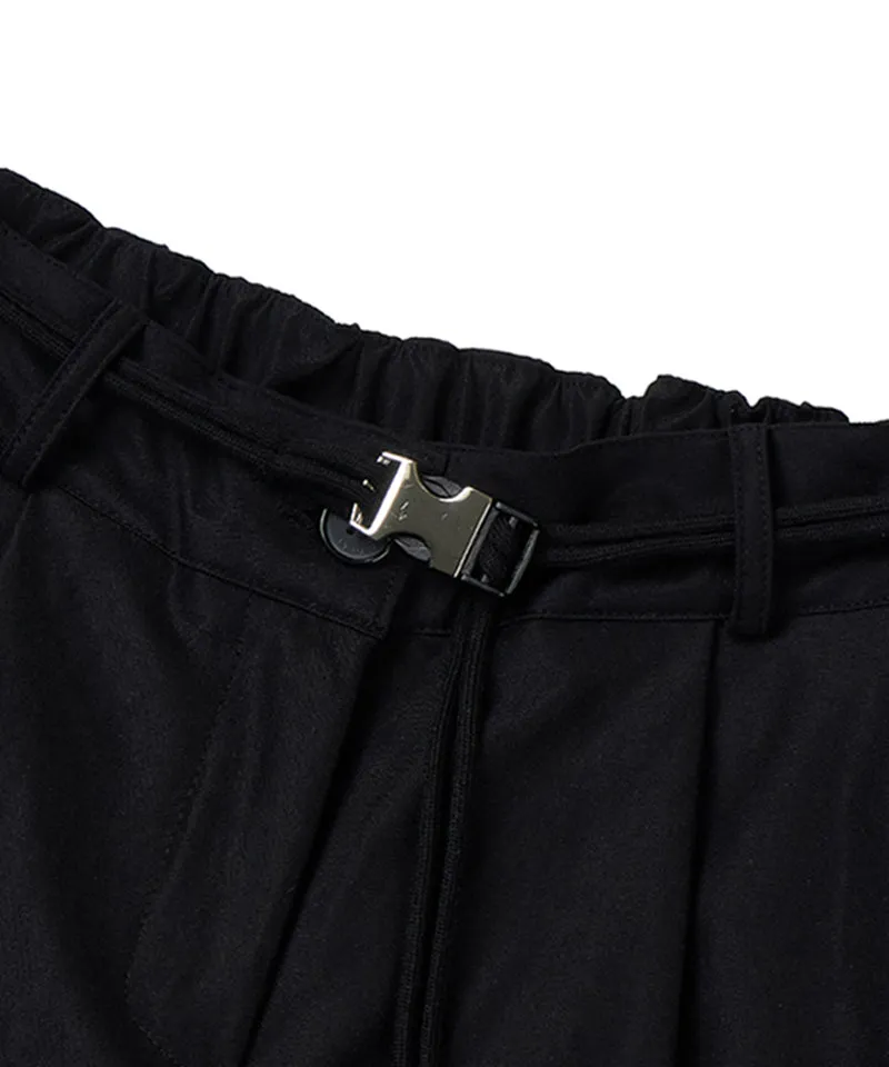 MACKY Golf: Pocket Logo Skirt Pants - Black