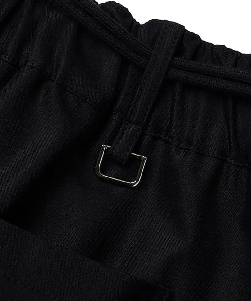 MACKY Golf: Pocket Logo Skirt Pants - Black