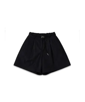 MACKY Golf: Pocket Logo Skirt Pants - Black