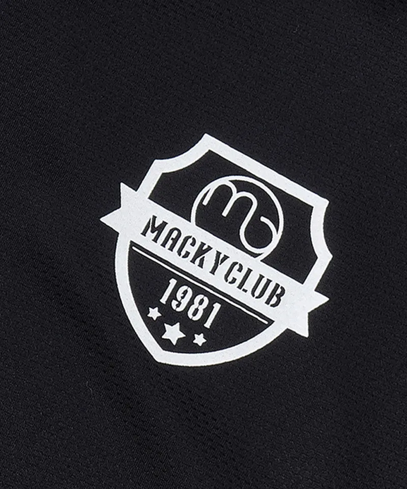 MACKY Golf: Reples V-Neck T-Shirt - Black