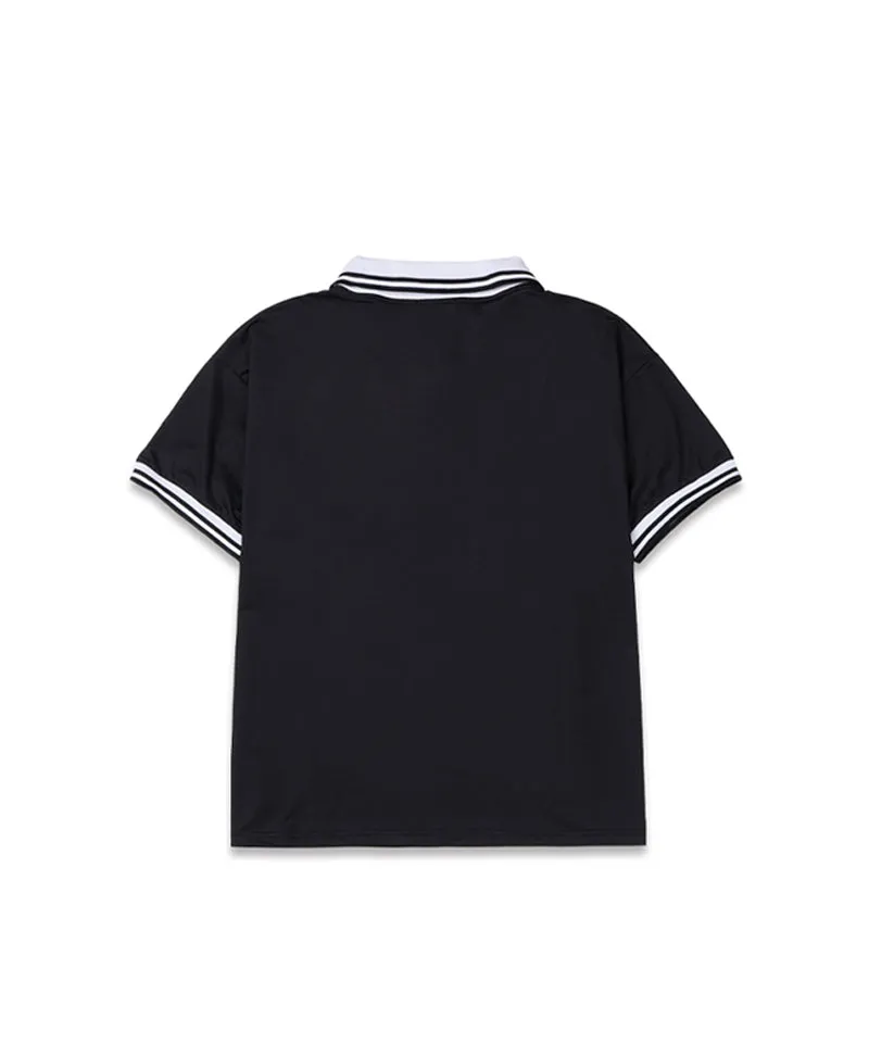 MACKY Golf: Reples V-Neck T-Shirt - Black