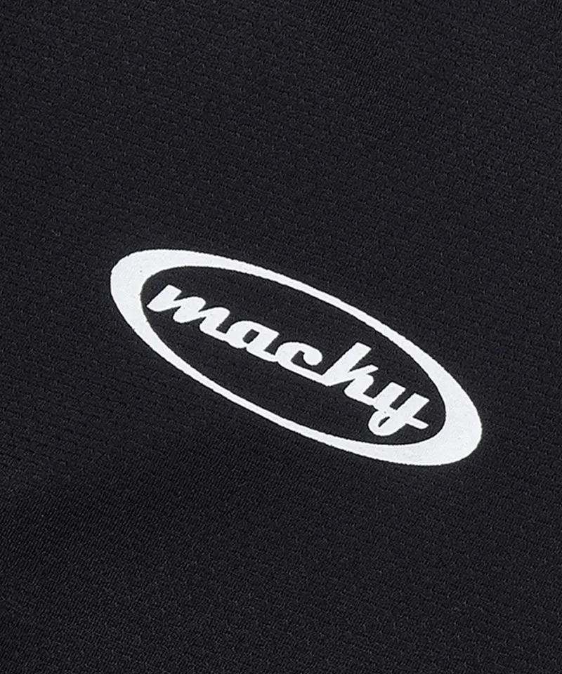 MACKY Golf: Reples V-Neck T-Shirt - Black