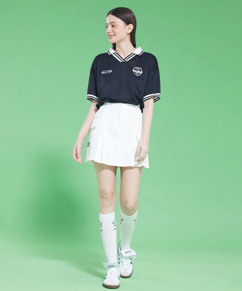 MACKY Golf: Reples V-Neck T-Shirt - Black