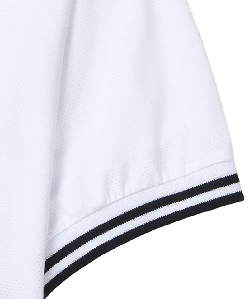 MACKY Golf: Reples V-Neck T-Shirt - White