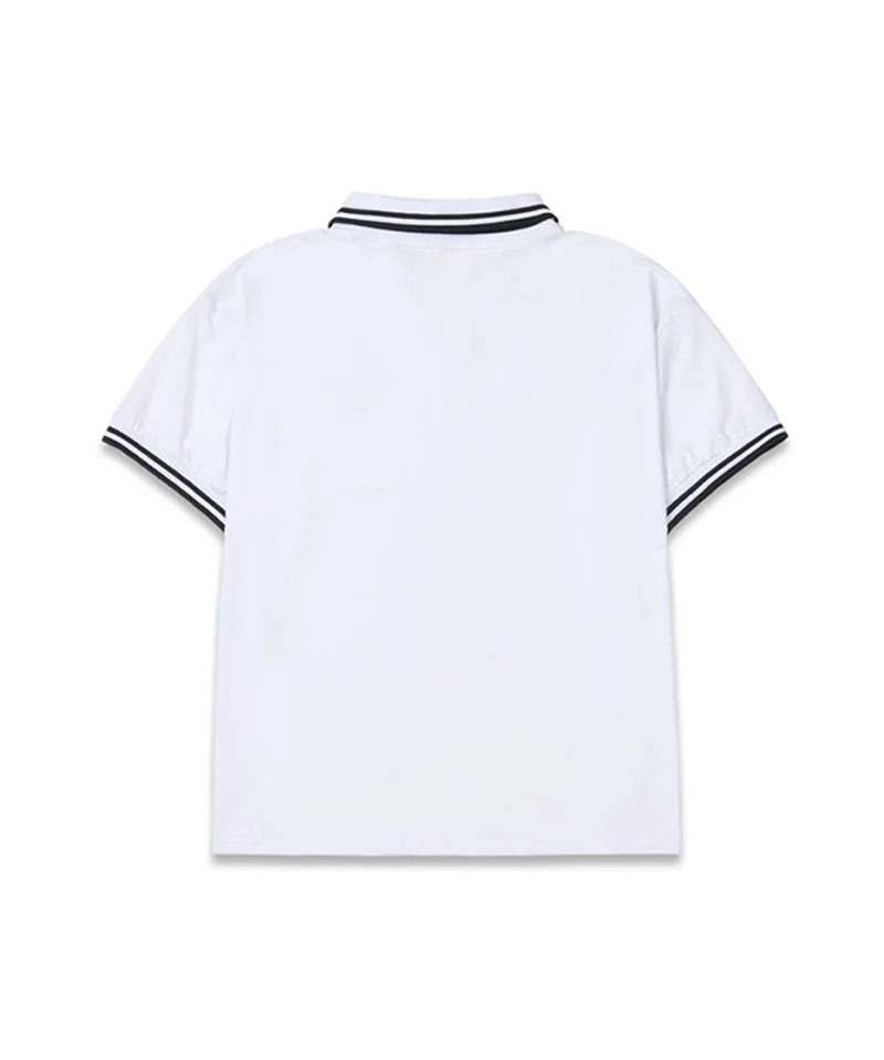 MACKY Golf: Reples V-Neck T-Shirt - White