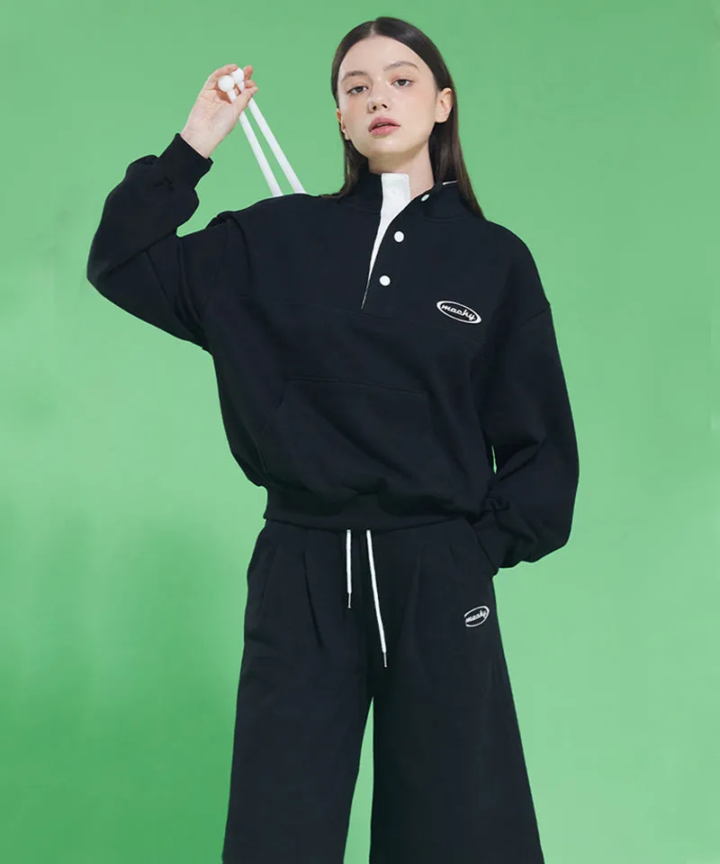 MACKY Golf: Rush Bermuda Sweatpants - Black