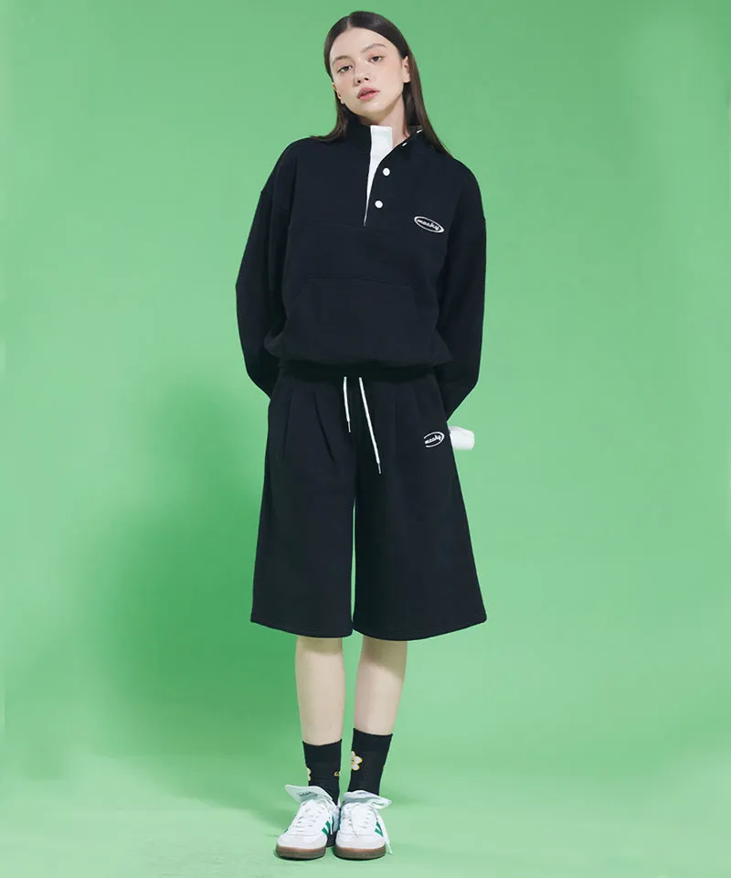 MACKY Golf: Rush Bermuda Sweatpants - Black