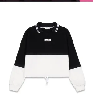 MACKY Golf: String V-Neck Sweatshirt - Black