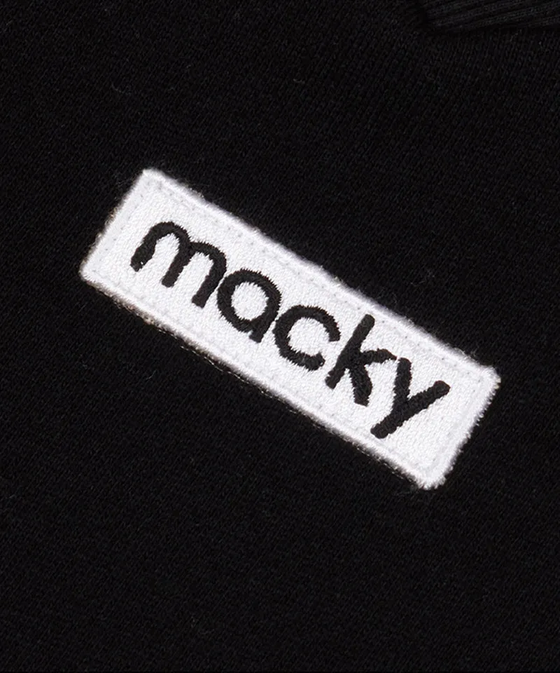 MACKY Golf: String V-Neck Sweatshirt - Black