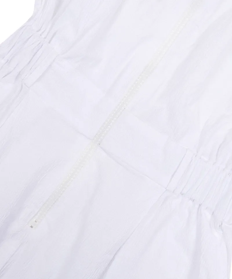 MACKY Golf: Summer Pk Jumpsuit - White