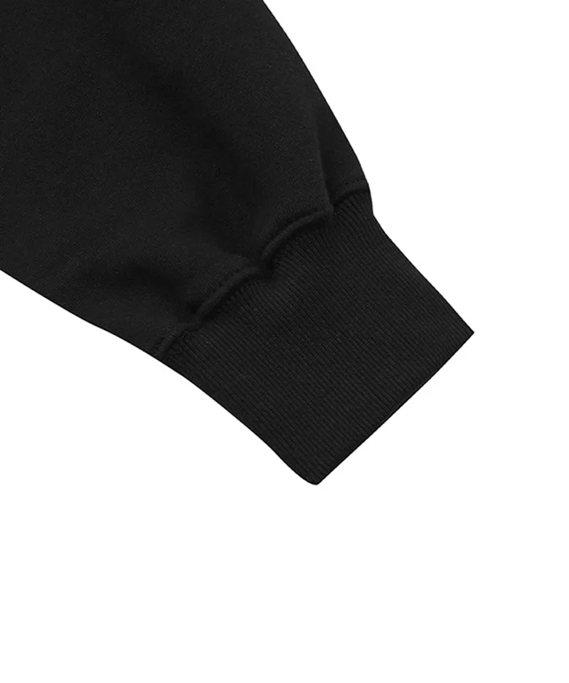 MACKY Golf: Tennis Court Sweatshirt - Black