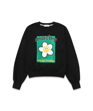 MACKY Golf: Tennis Court Sweatshirt - Black