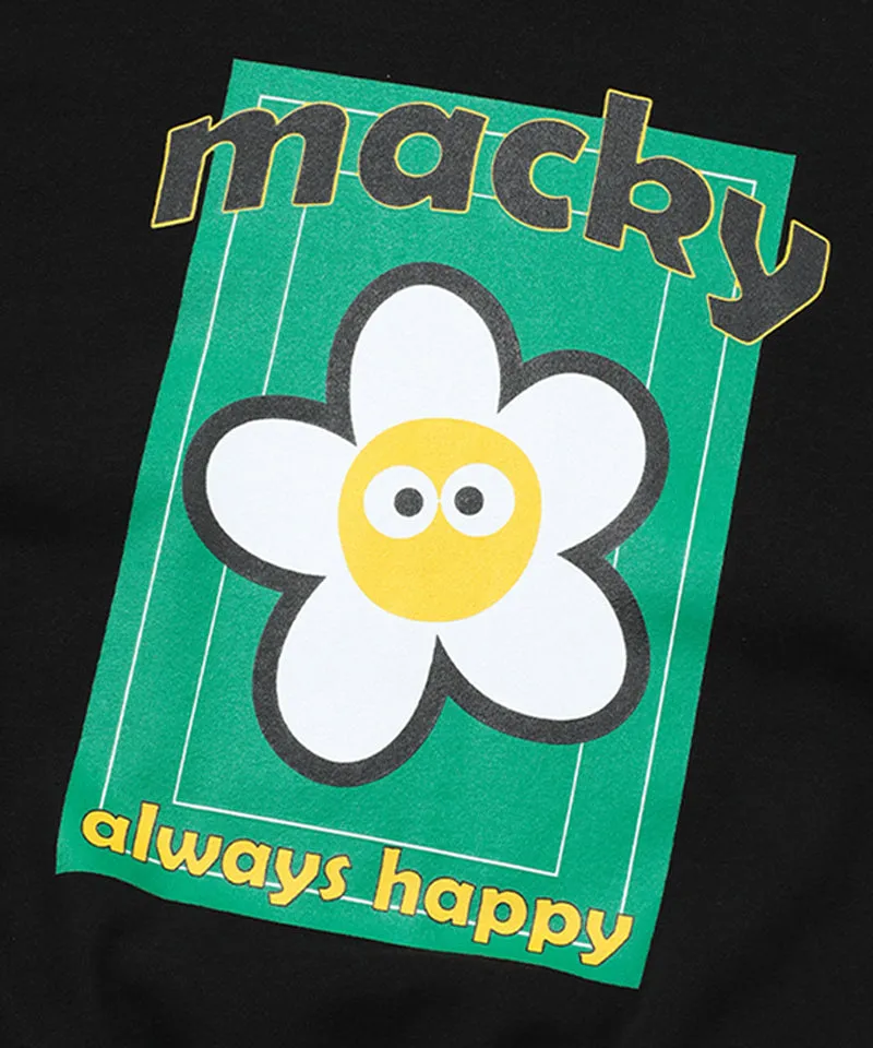 MACKY Golf: Tennis Court Sweatshirt - Black