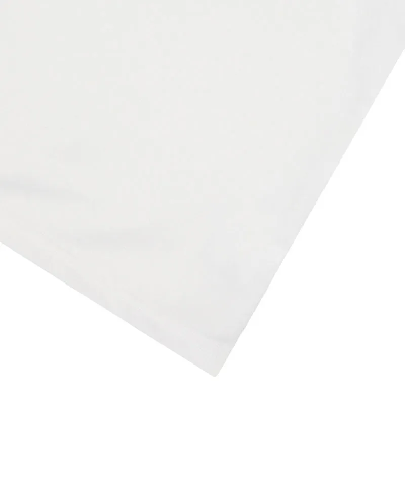MACKY Golf: V-Neck Line T-Shirt - White
